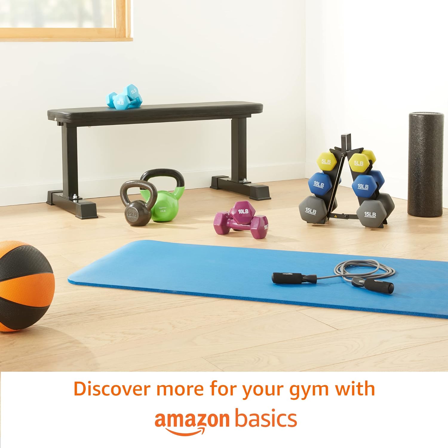 Amazon Basics Neoprene Dumbbell Hand Weights for Exercise and Muscle Toning - Image 7