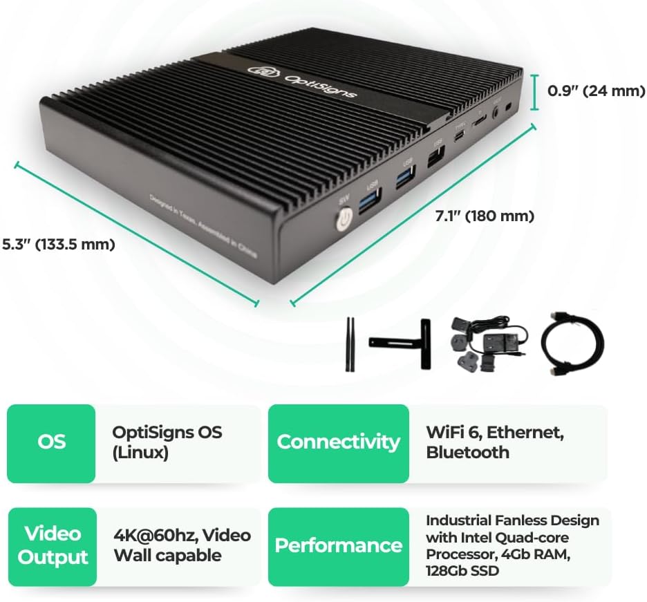 OptiSigns Pro Digital Signage Player - Image 3