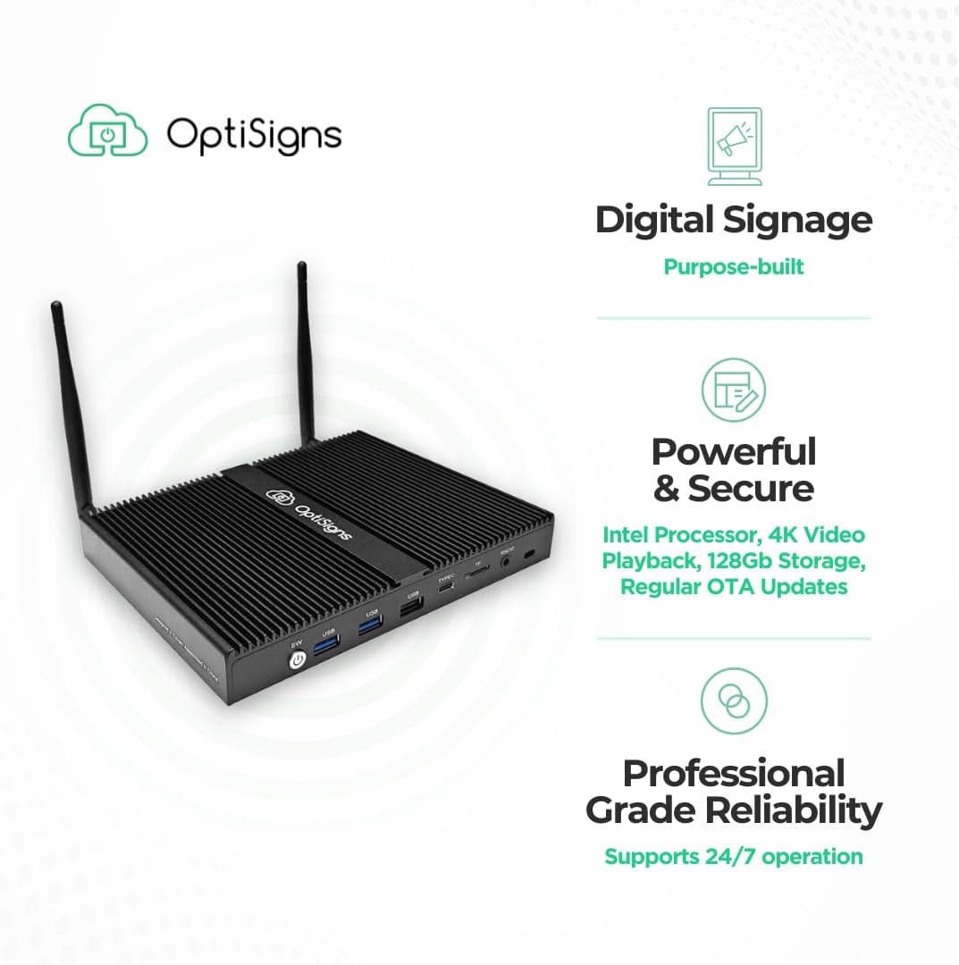 OptiSigns Pro Digital Signage Player - Image 2