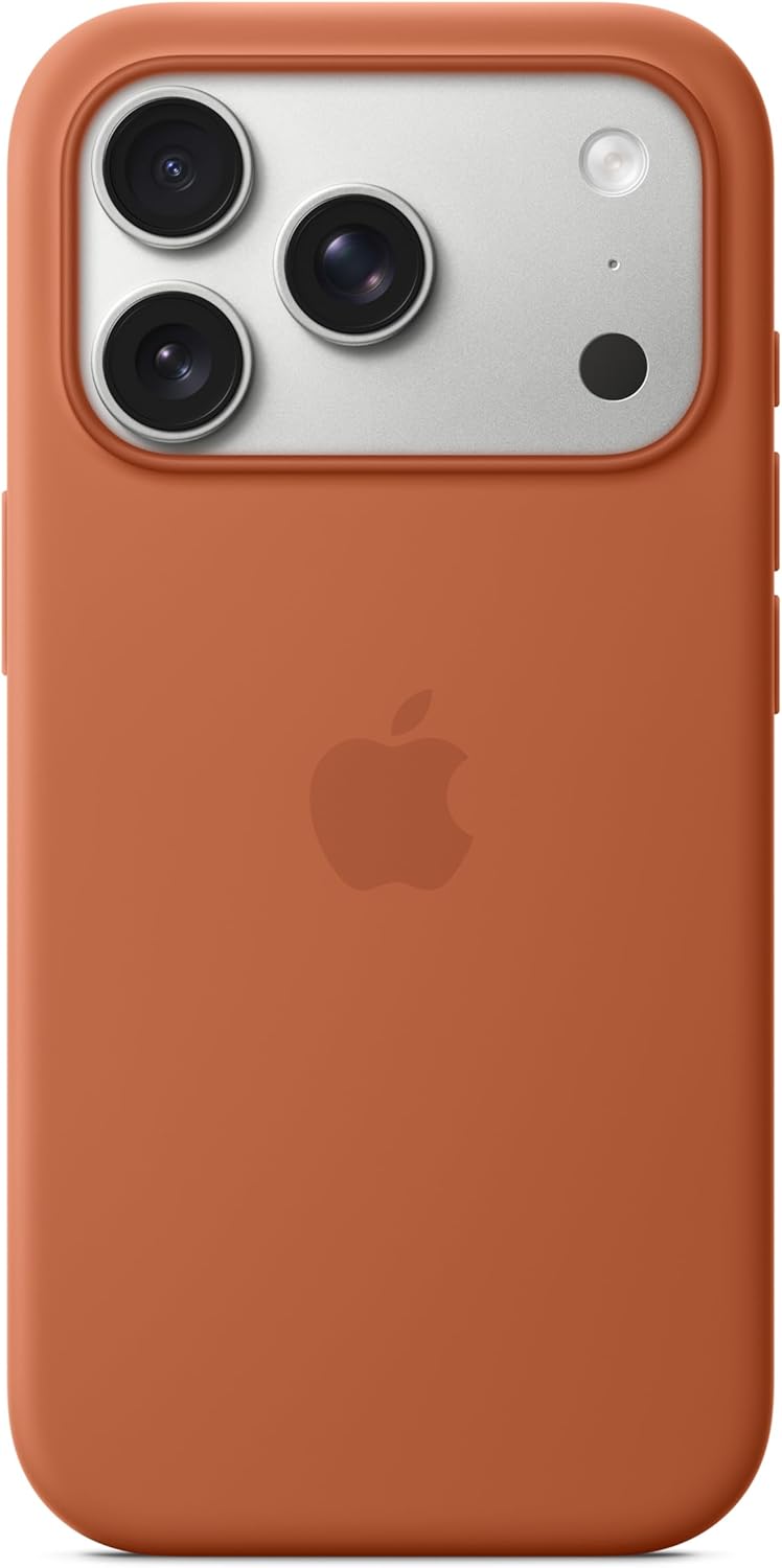 Apple iPhone 17 Pro Silicone Case with MagSafe and Camera Control: Lightweight Phone Case, Wireless Charging Compatible, Smooth Matte Finish; Terra Cotta - Image 3