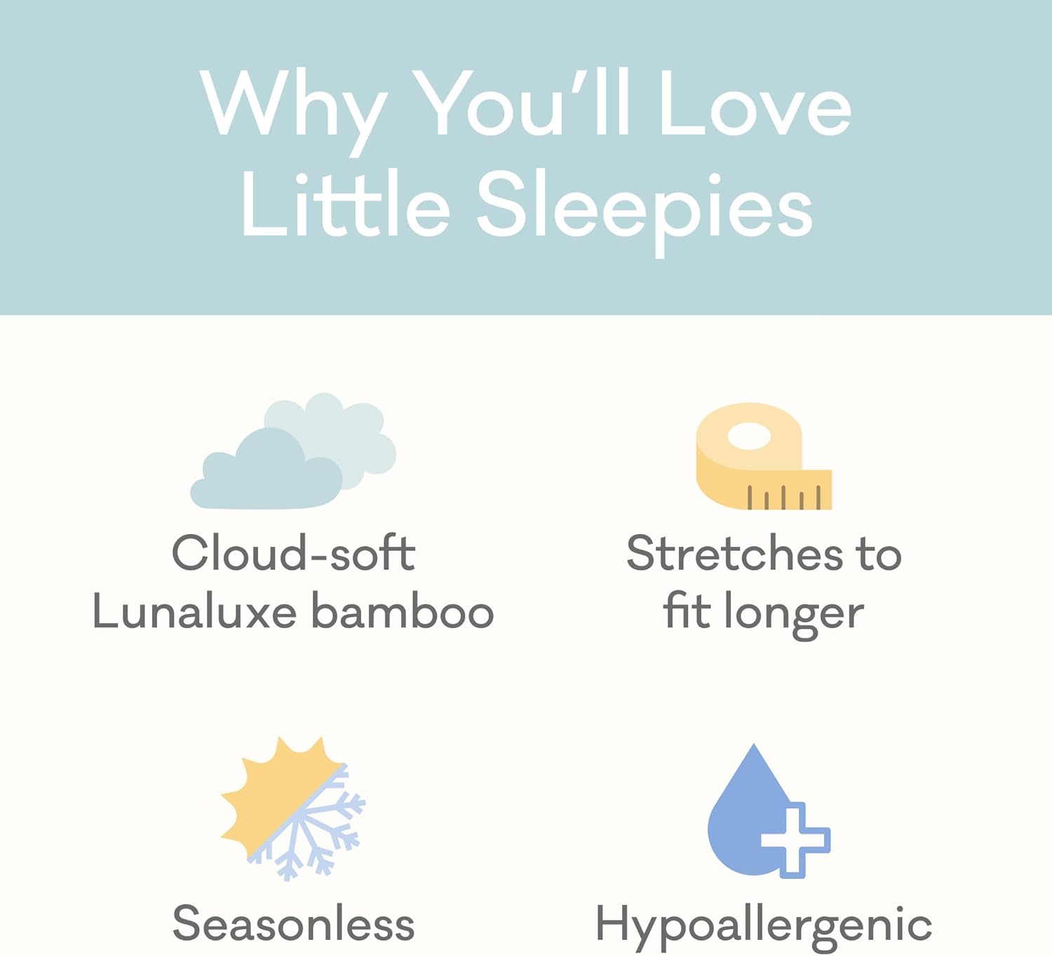 Little Sleepies Two-Piece Pajama Set for Boys & Girls, Soft Viscose from Bamboo Toddler Pajamas for Kids, Family Matching PJs - Image 4