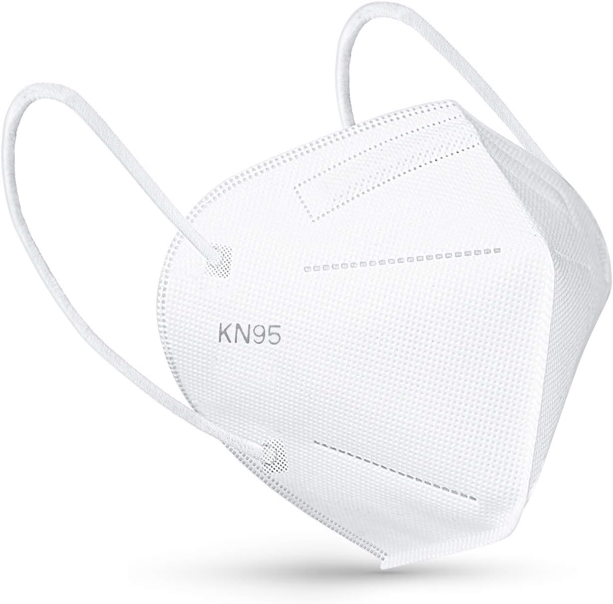 Boncare KN95 Face Mask 30 PCs, 5-Layer Face Mask for Men & Women, Updated Breathable, Comfortable (White) - Image 2