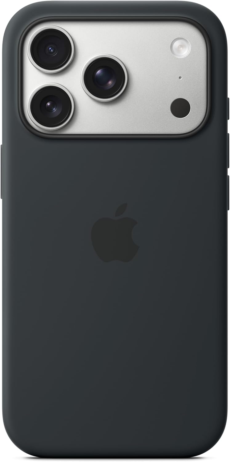 Apple iPhone 17 Pro Silicone Case with MagSafe and Camera Control: Lightweight Phone Case, Wireless Charging Compatible, Smooth Matte Finish, Black - Image 2