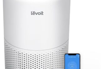 LEVOIT Air Purifier for Home Bedroom Dorm Room, Smart & Voice Control, AHAM VERIFIDE, 3-in-1 Filter With HEPA Sleep Mode, for Pollen, Pollutants, Smoke, Dander, Dust, Core 200S-P, White
