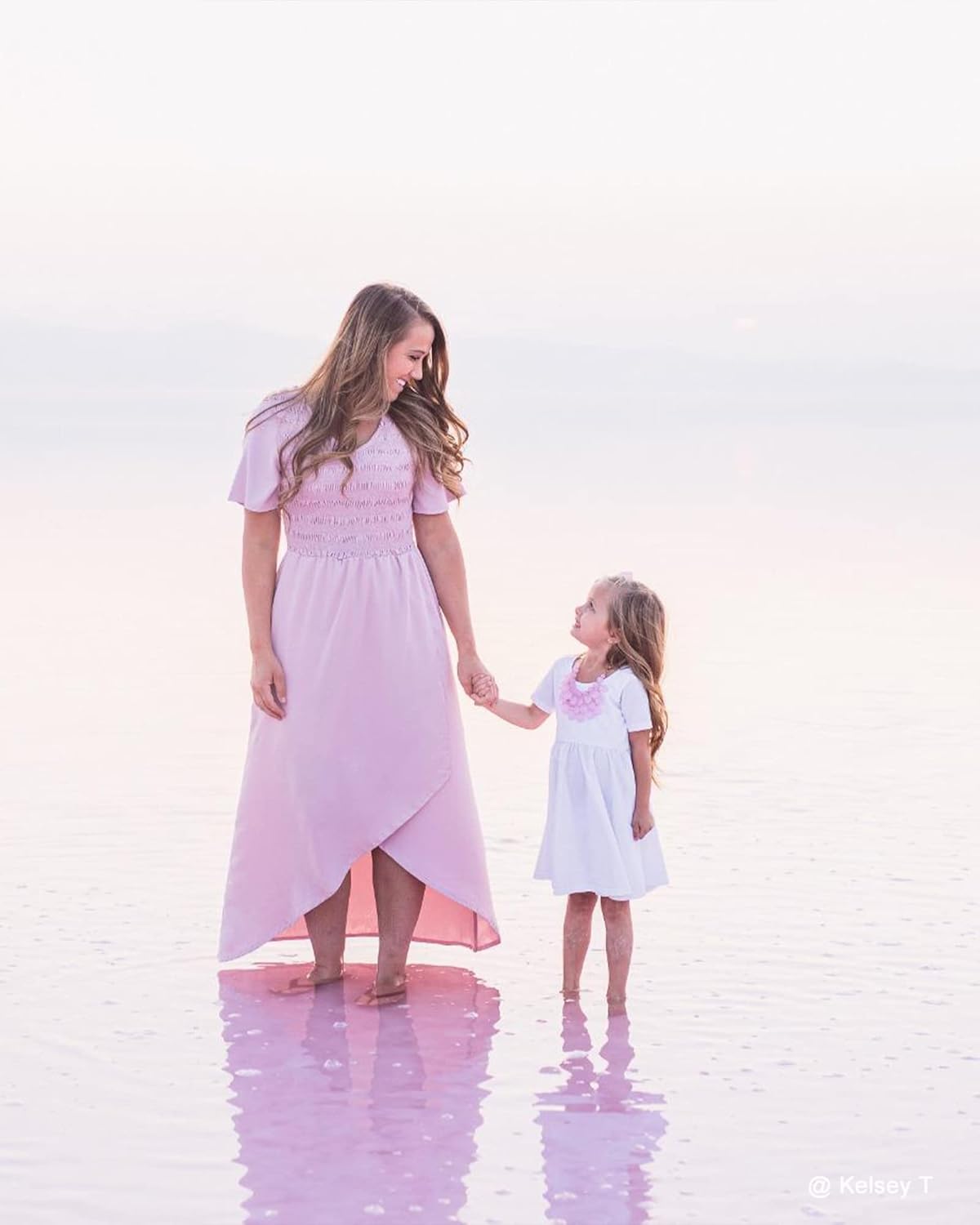Stelle Girls Short Sleeve Dress Summer Kids Toddler Skater Twirl A Line Solid Color T-Shirt Dress for School Casual 3-12 Y - Image 5