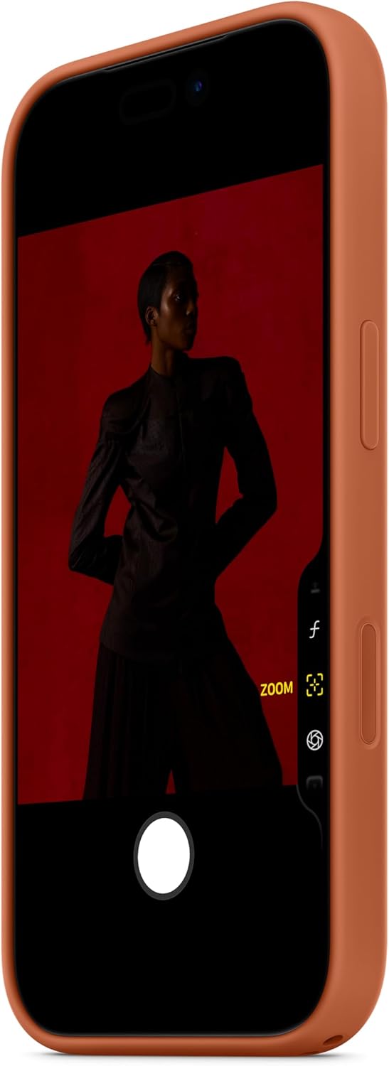 Apple iPhone 17 Pro Silicone Case with MagSafe and Camera Control: Lightweight Phone Case, Wireless Charging Compatible, Smooth Matte Finish; Terra Cotta - Image 4