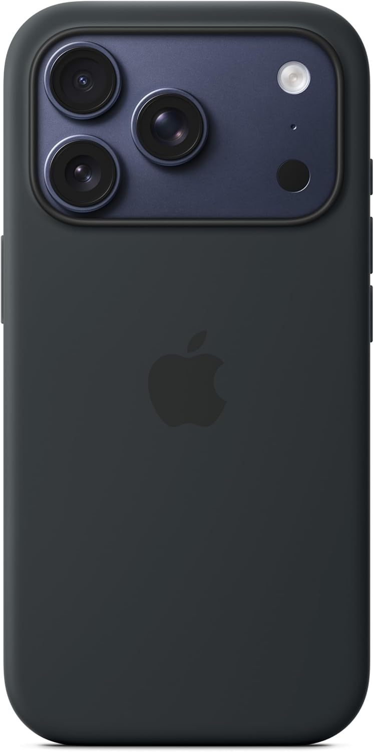 Apple iPhone 17 Pro Silicone Case with MagSafe and Camera Control: Lightweight Phone Case, Wireless Charging Compatible, Smooth Matte Finish, Black - Image 3