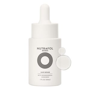 Nutrafol Women’s Hair Serum, Supports Visibly Thicker and Stronger Hair, Vegan, Lightweight and Fast-Absorbing