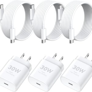 Phone 17 16 15 Pro Max Charger Fast Charging, 30W USB C Charger Type C Chargers Fast Charging Block with 10 FT Long Cable Cord for Phone 17 Pro Max/17 Pro/17/16 Pro Max/16 Pro/16 Plus/16/15 ProMax