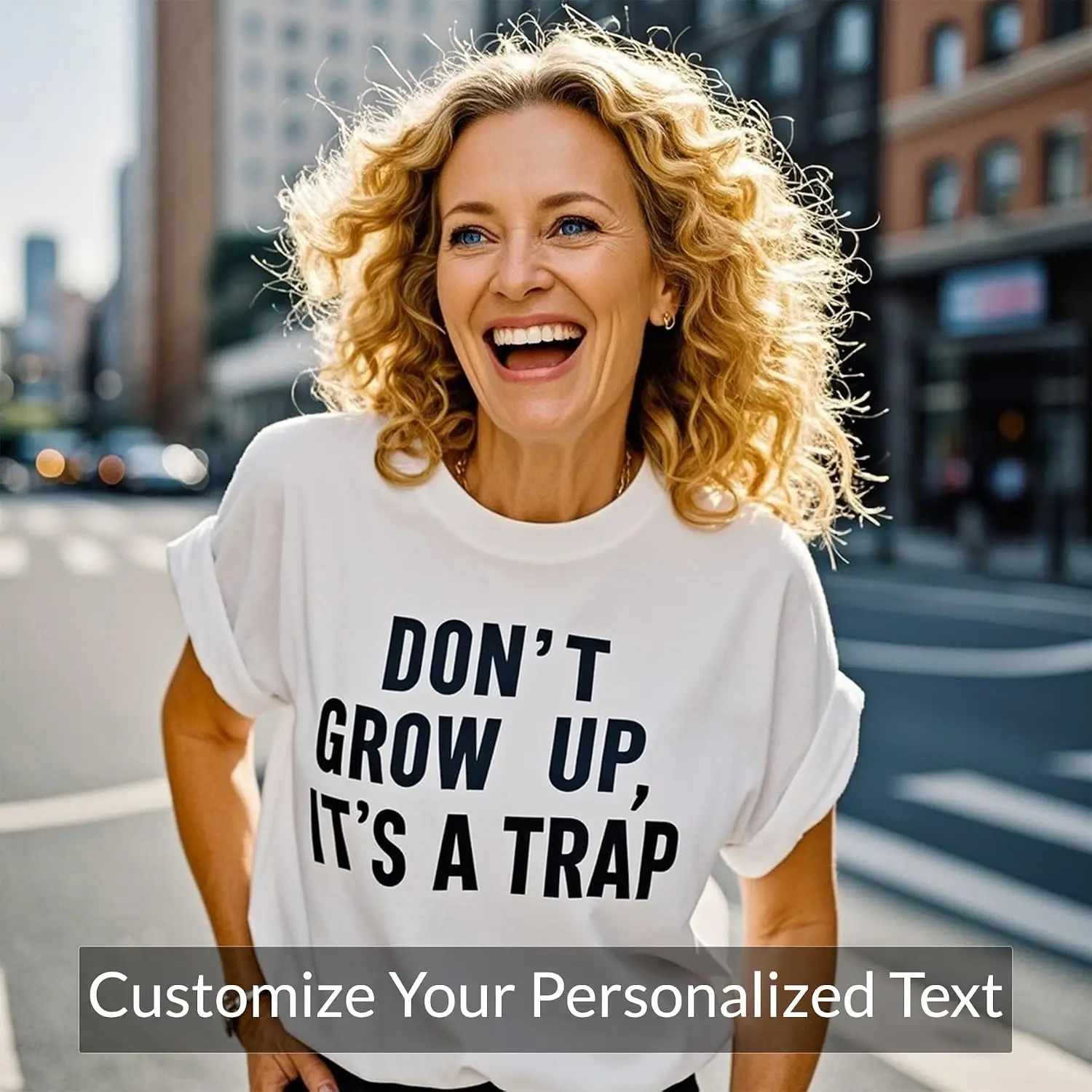 Personalized Custom T Shirts for Women Men T-Shirt Front Back Add Your Own Design with Image Text Logo - Image 3