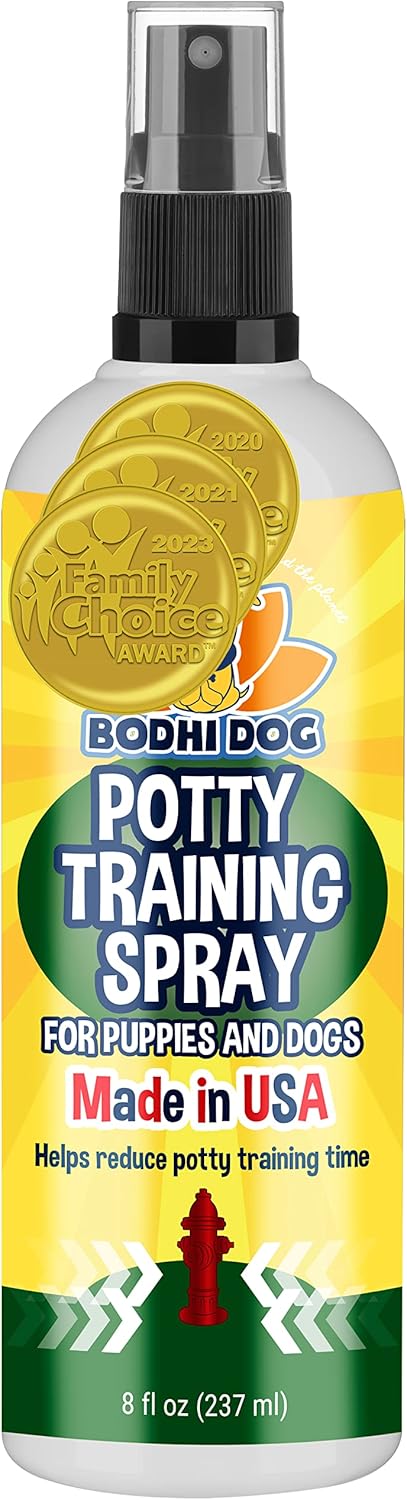 Bodhi Dog Potty Training Spray - Pee Here Spray for Dogs & Puppies - Go Here Attractant Teaches The Right Spot Indoors or Outdoors - Works Great with Puppy Pee Pads - Made in USA (8oz)