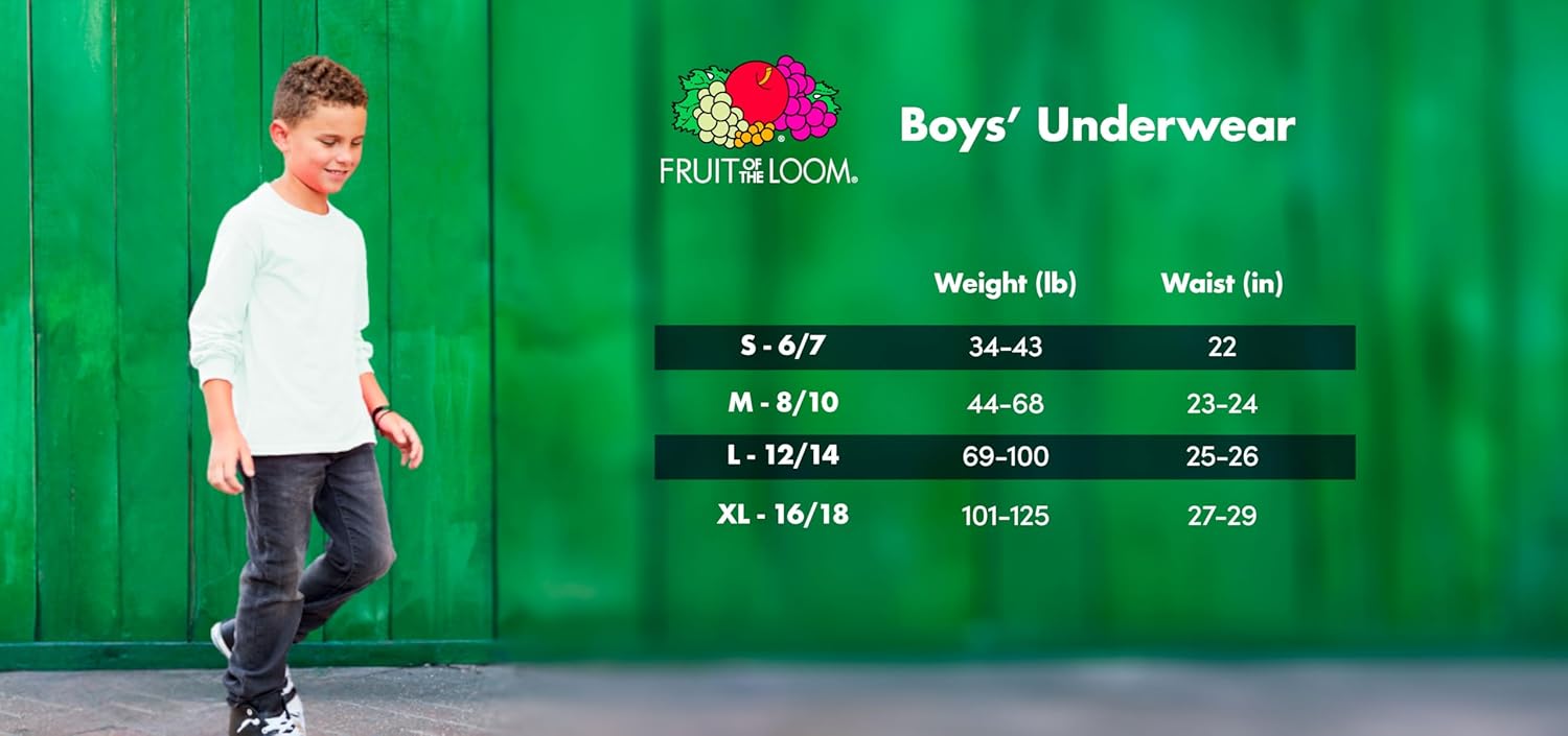 Fruit of The Loom Boys' Eversoft Cotton Undershirts, T Shirts & Tank Tops - Image 6