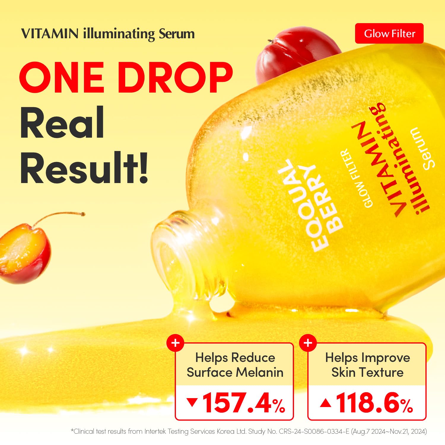 EQQUALBERRY Vitamin Illuminating Serum | Niacinamide 4% & TXA | Brightening Vitamin C Serum for Face Glow with Hyaluronic Acid | Dark Spot & Uneven Tone Care | Korean Skincare, 1.01 fl oz - Image 2