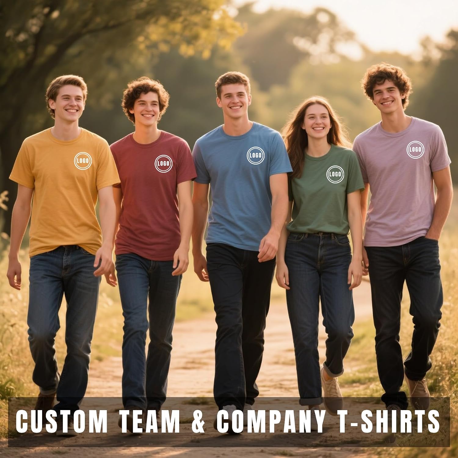 Custom T Shirts Front Back for Men Women Personalized T-Shirt Add Your Own Design with Image Text Logo Tee Tops - Image 5