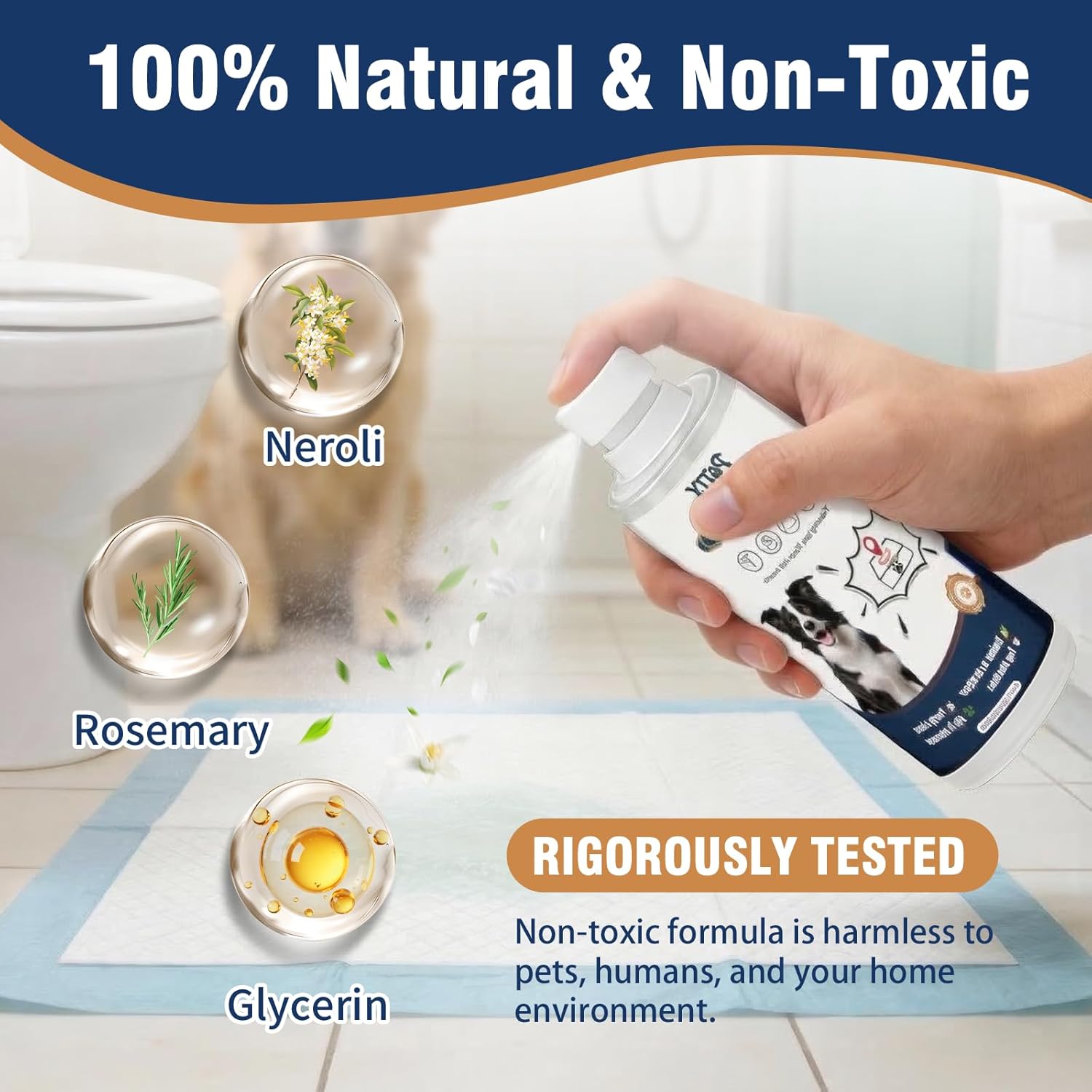 Potty Training Spray for Dogs, Go Here Dog Potty Training Spray & Dog Pee Spray, Puppy Potty Training Aid for Housebreaking, Natural Indoor & Outdoor Use, 5.07 Fl OZ - Image 3