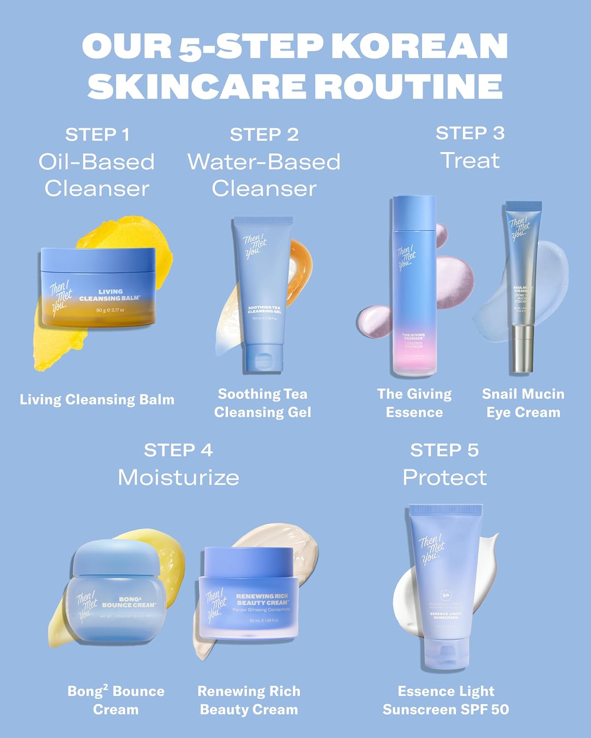 Then I Met You Living Cleansing Balm, Makeup Remover, Cleansing Oil, Face Cleanser, Melts Makeup & Sunscreen, Non-Stripping Zero Residue Oil Cleanser, First-Step Clean Vegan Korean Skincare - Image 7