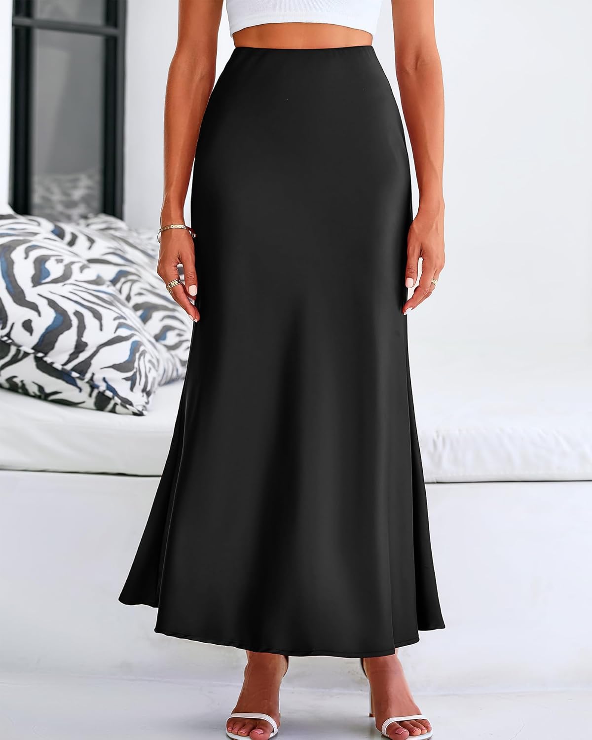 BTFBM Skirts for Women Summer 2026 Business Casual Outfits High Waist Cocktail Party Wedding Mermaid Spring Maxi Skirt - Image 2