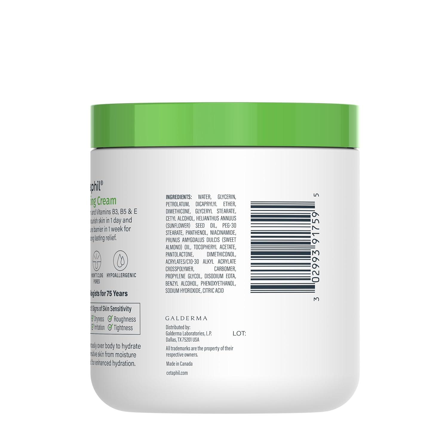 Cetaphil Face & Body Moisturizer, Hydrating Moisturizing Cream for Dry to Very Dry, Sensitive Skin, NEW 20 oz, Fragrance Free, Non-Comedogenic, Non-Greasy (Packaging May Vary) - Image 9