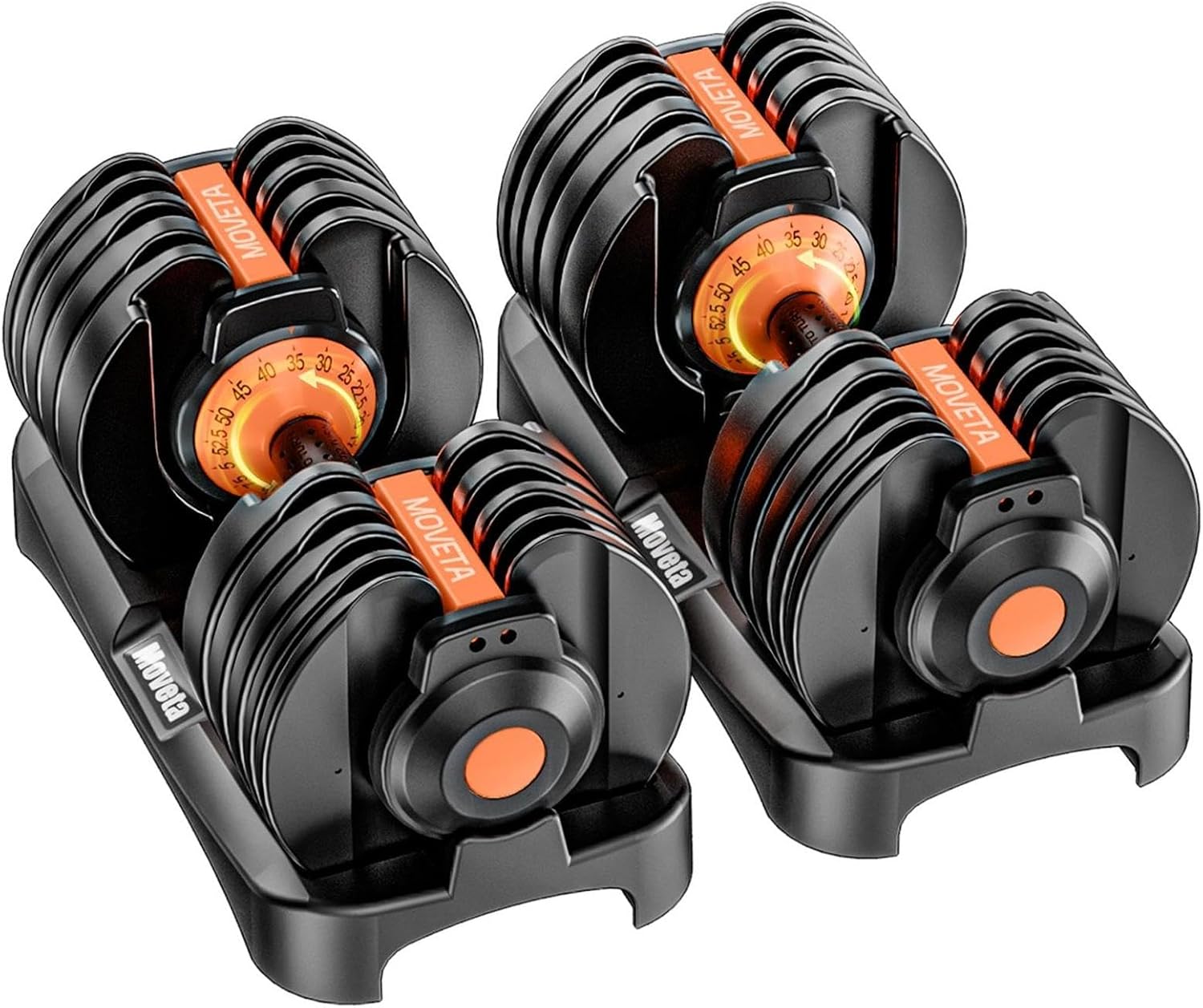 Adjustable Dumbbells Set of 2,Free Weights Dumbbells Set,Adjustable Dumbbell Set,52.5 lbs pair 105 lbs,15 in 1,for Men/Women Gym Equipment for Home Strength Training Equipment