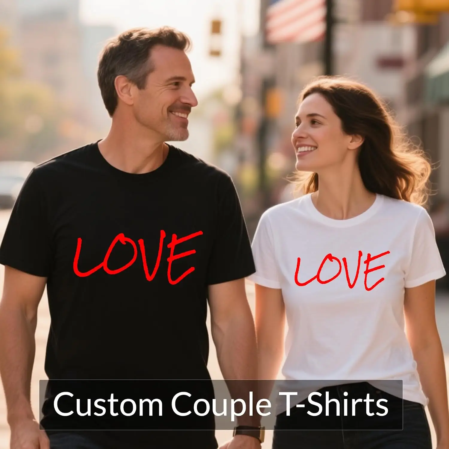 Personalized Custom T Shirts for Women Men T-Shirt Front Back Add Your Own Design with Image Text Logo - Image 4