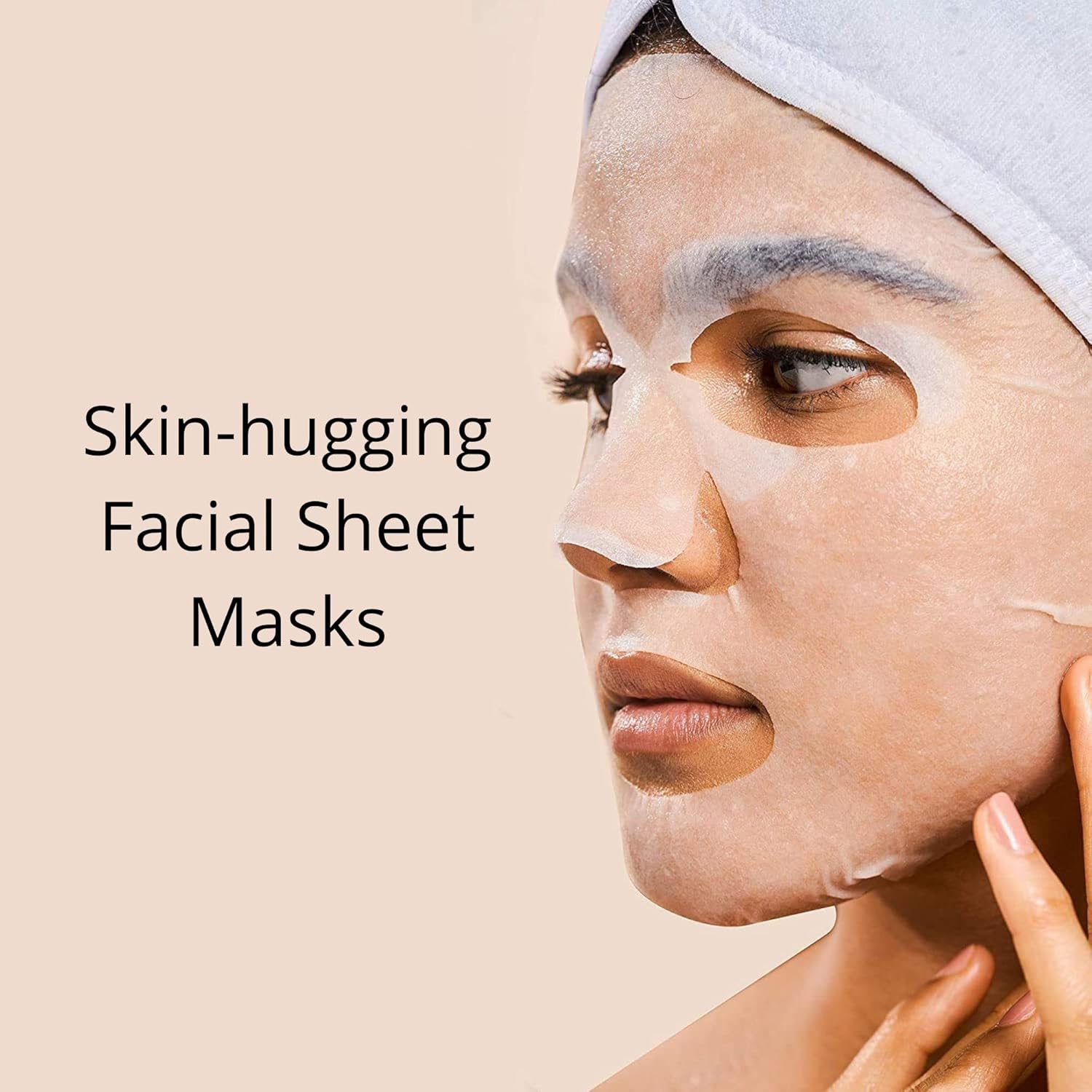 Rael Face Mask Skin Care, Collagen Face Masks - Bamboo Facial Sheet Mask, Korean Skincare, with Collagen Essence and Fruit Extracts, Nourishing and Hydrating, All Skin Types (Collagen, 5 Sheets) - Image 6