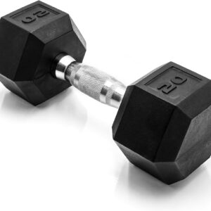 CAP Barbell Coated Hex Dumbbell Weight – Single | 10-120 lbs | Multiple Options