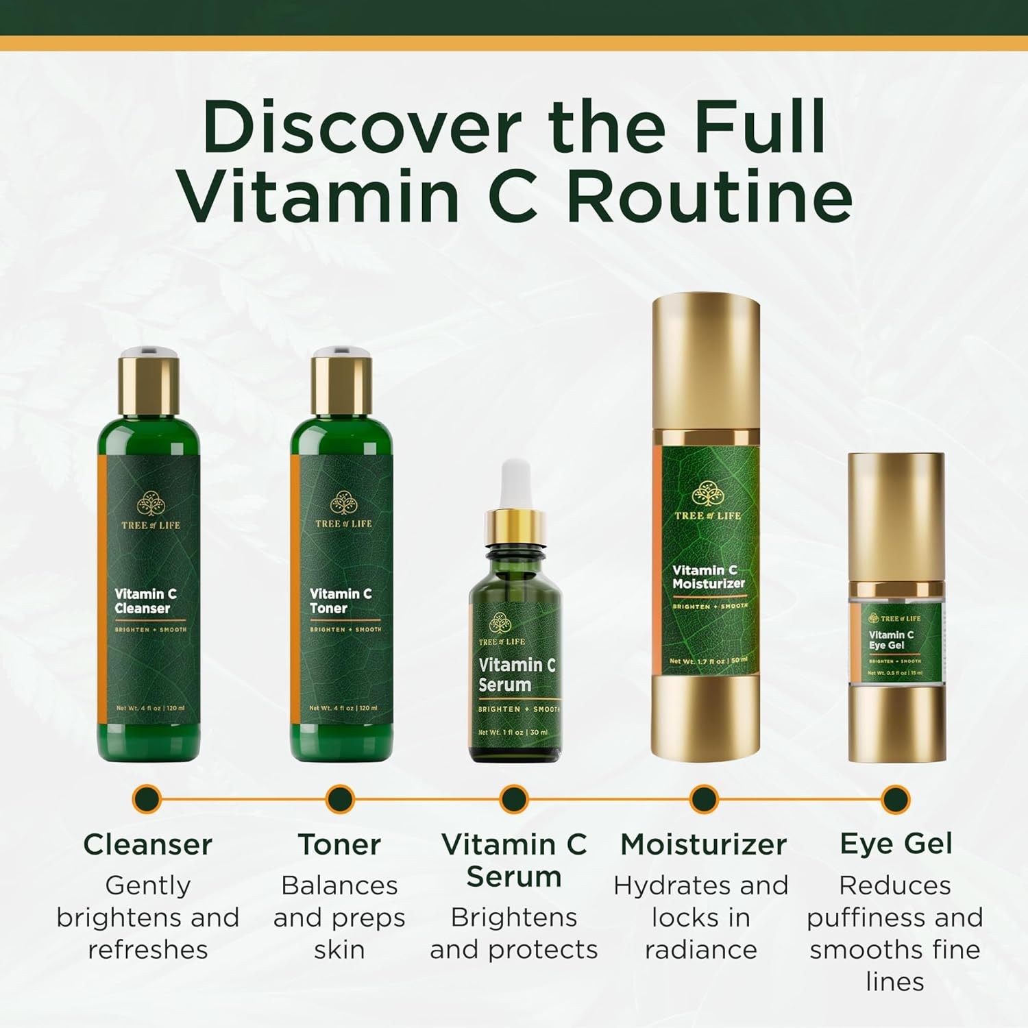 Tree of Life Vitamin C Serum For Face - Brightening Face Oil for Dark & Age Spots - For Dry & Sensitive Skin with Vitamin E for Soft Smooth Glow - Dermatologist Tested, 1 Fl Oz - Image 7