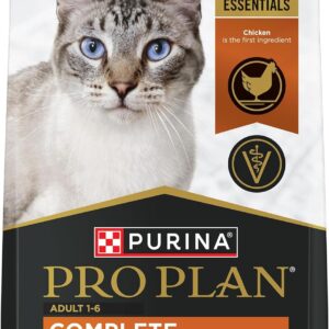 Purina Pro Plan High Protein Cat Food With Probiotics for Cats, Chicken and Rice Formula – 16 lb. Bag