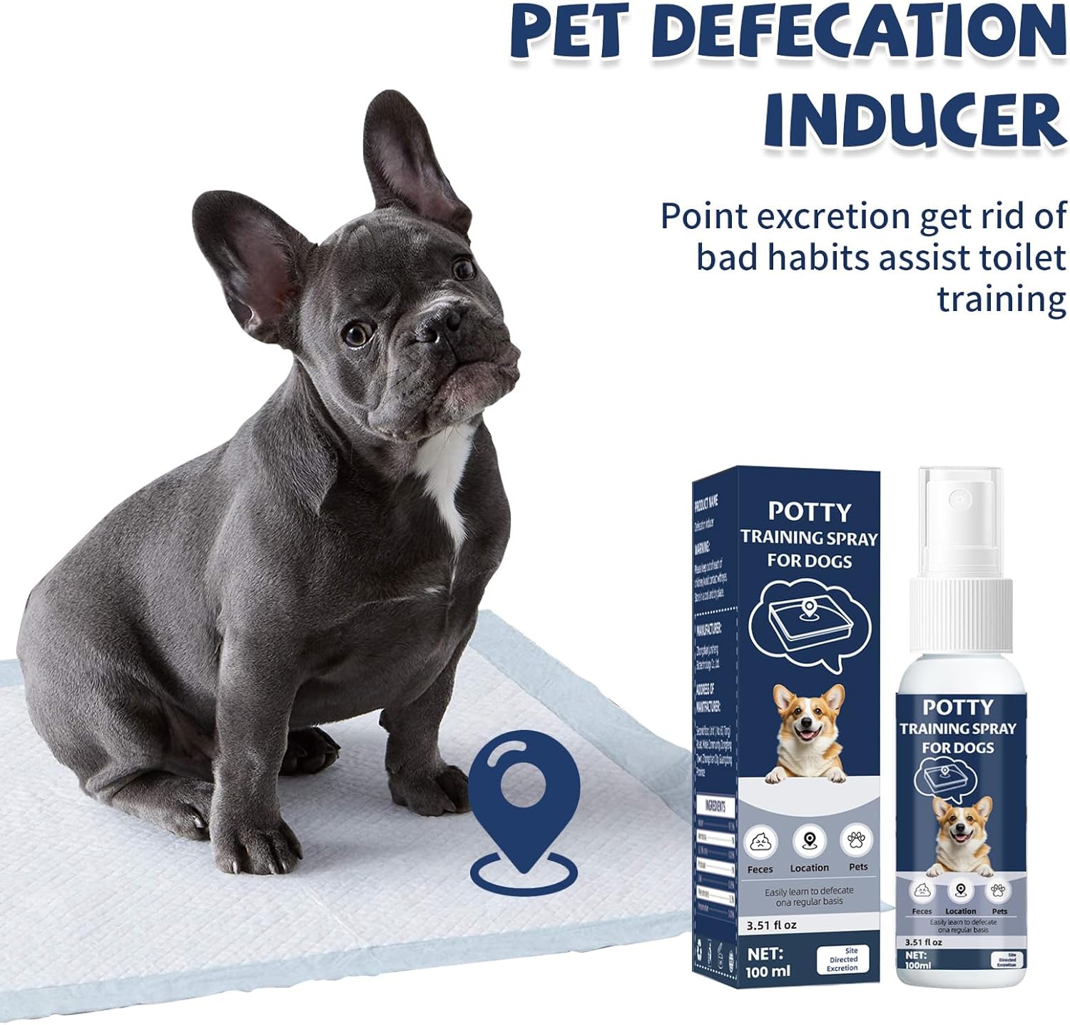 Potty Training Spray for Dogs and Puppies, Housebreaking Attractant Aid for Pee Pads, Artificial Turf, Indoor and Outdoor Potty Areas, (3.51 Fl Oz) - Image 2