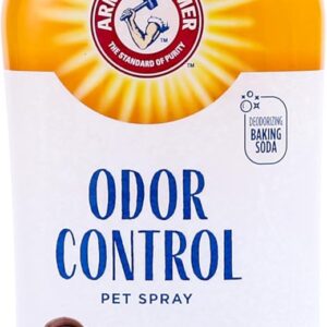 Arm & Hammer for Pets Super Deodorizing Dog Spray with Baking Soda for Odor Control Freshens Coat Between Baths pH Balanced Formula for Dogs Kiwi Blossom 8 FL OZ Single Dogs and Puppies Grooming