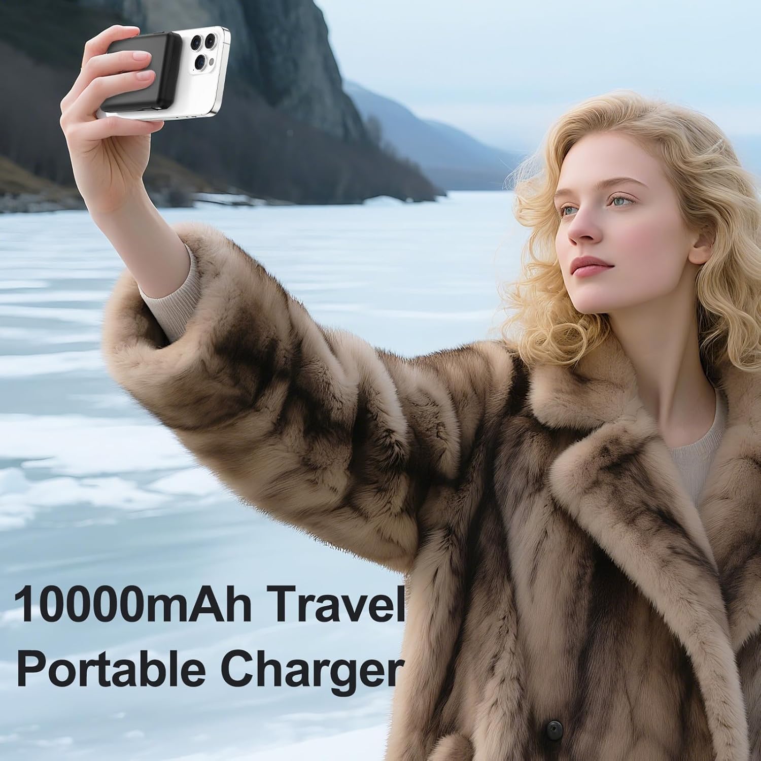 for Magsafe Power Bank, 10000mAh Magnetic Power Bank with USB-C Cable and PD 20W USB C Fast Charging LED Display, Wireless Portable Charger for iPhone 17/16/15/14/13/12/Pro/Pro Max - Image 2