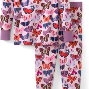 Little Sleepies Two-Piece Pajama Set for Boys & Girls, Soft Viscose from Bamboo Toddler Pajamas for Kids, Family Matching PJs