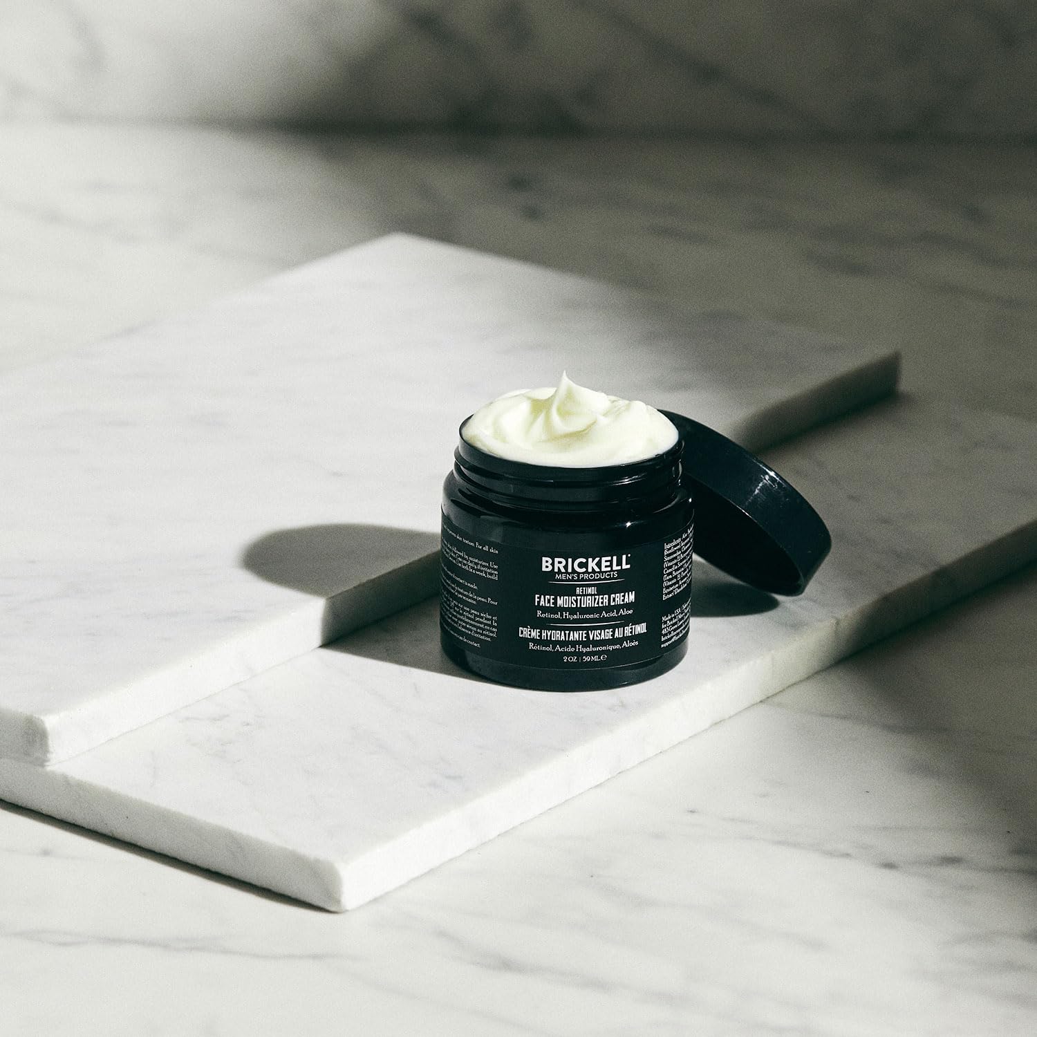 Brickell Men's Retinol Face Moisturizer Cream For Men, Anti-Wrinkle Face Night Cream with Retinol, Hyaluronic Acid, and Vitamin E To Reduce Fine Lines and Even Skin Tone, Fragrance-Free, 2 Ounce - Image 6