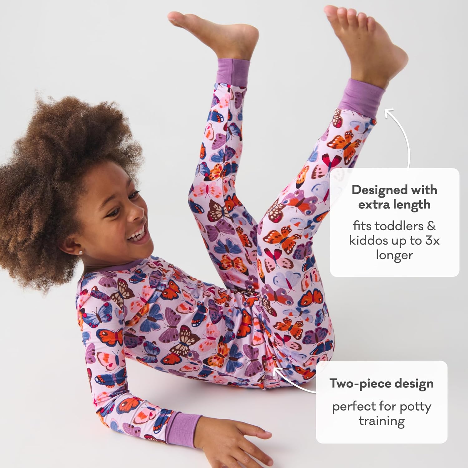Little Sleepies Two-Piece Pajama Set for Boys & Girls, Soft Viscose from Bamboo Toddler Pajamas for Kids, Family Matching PJs - Image 6