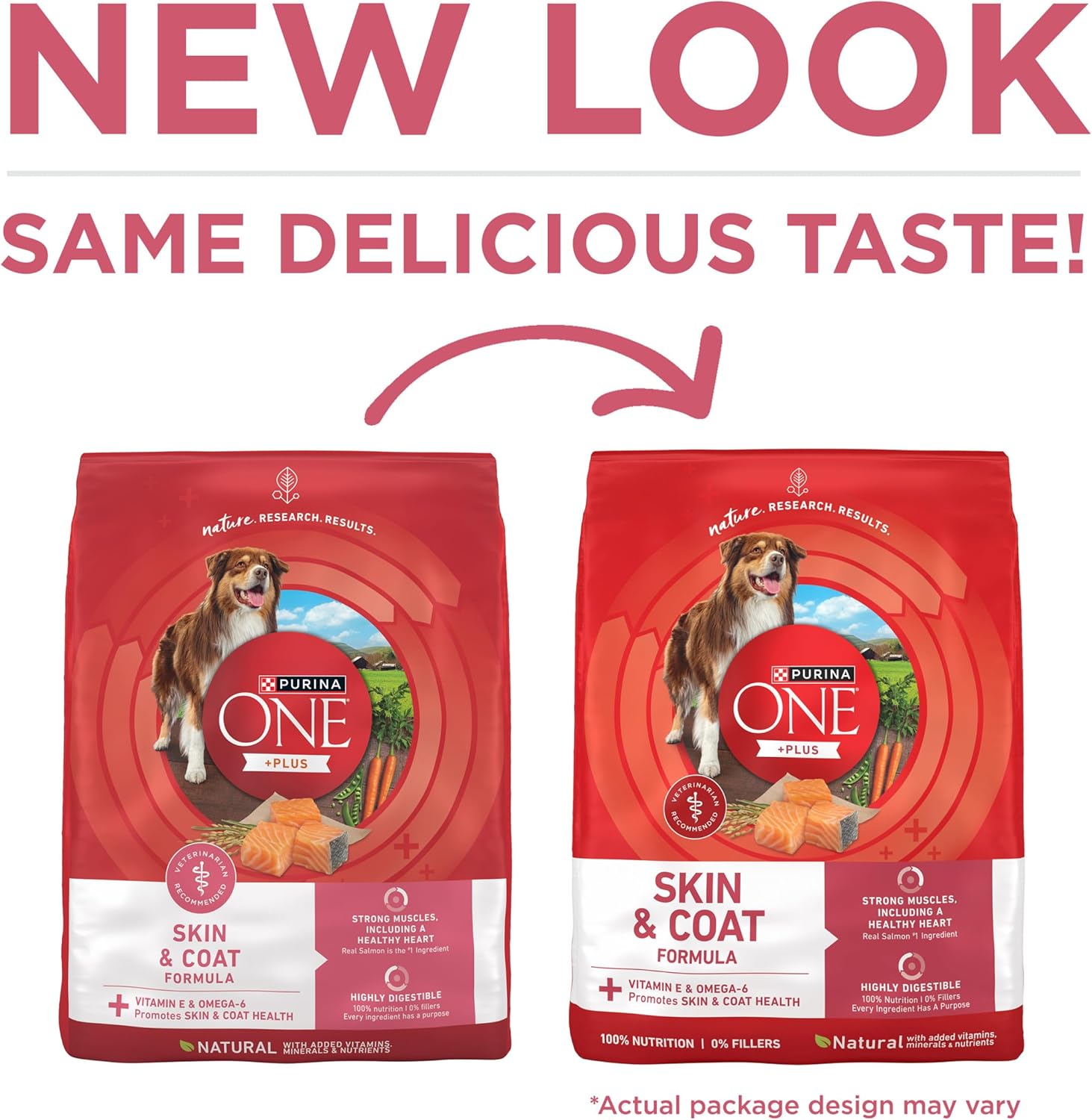 Purina ONE Natural, Sensitive Stomach Dry Dog Food, +Plus Skin & Coat Formula - 31.1 lb. Bag - Image 2