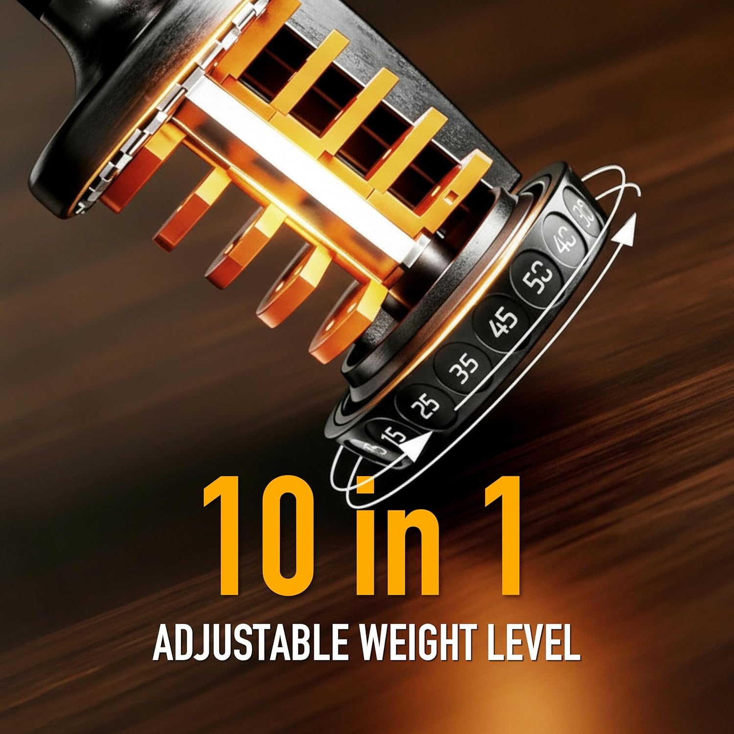 ATIVAFIT Adjustable Dumbbell Set of 2, 5–88LB Quick Dial Free Weights with Double Safety Lock, Anti-Slip Steel Handle & Storage Box, Space Saving Home Gym Equipment for Full Body Strength Training, Suitable for Home Fitness Users - Image 3