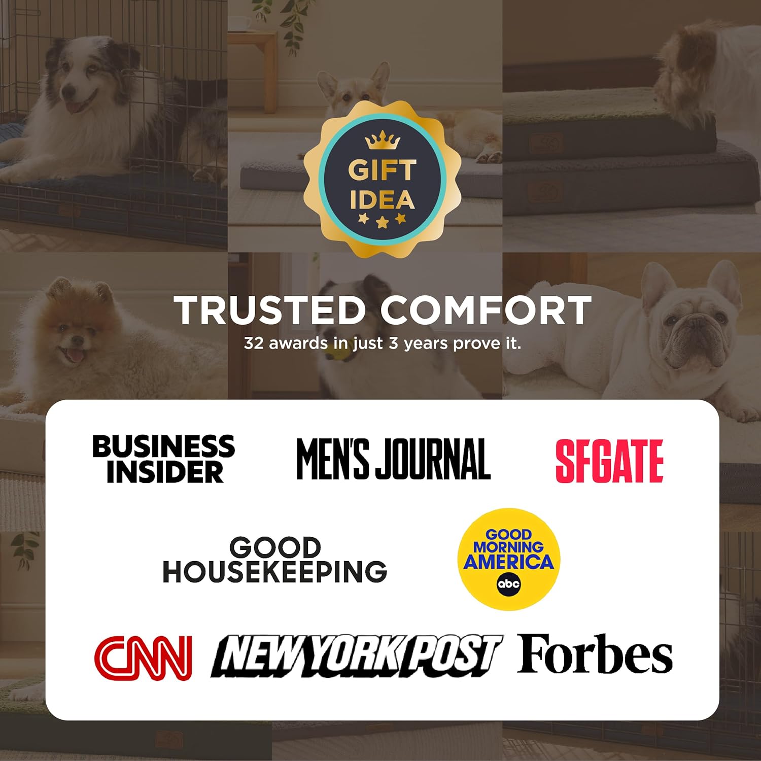 Bedsure Orthopedic Cooling Dog Bed for Small Dogs - 24x16 Inches Comfy Breathable Puppy Beds with Removable Washable Cover, Cold Flat Egg Crate Foam Pet Mat, Suitable for Pet Up to 15 lbs - Image 9