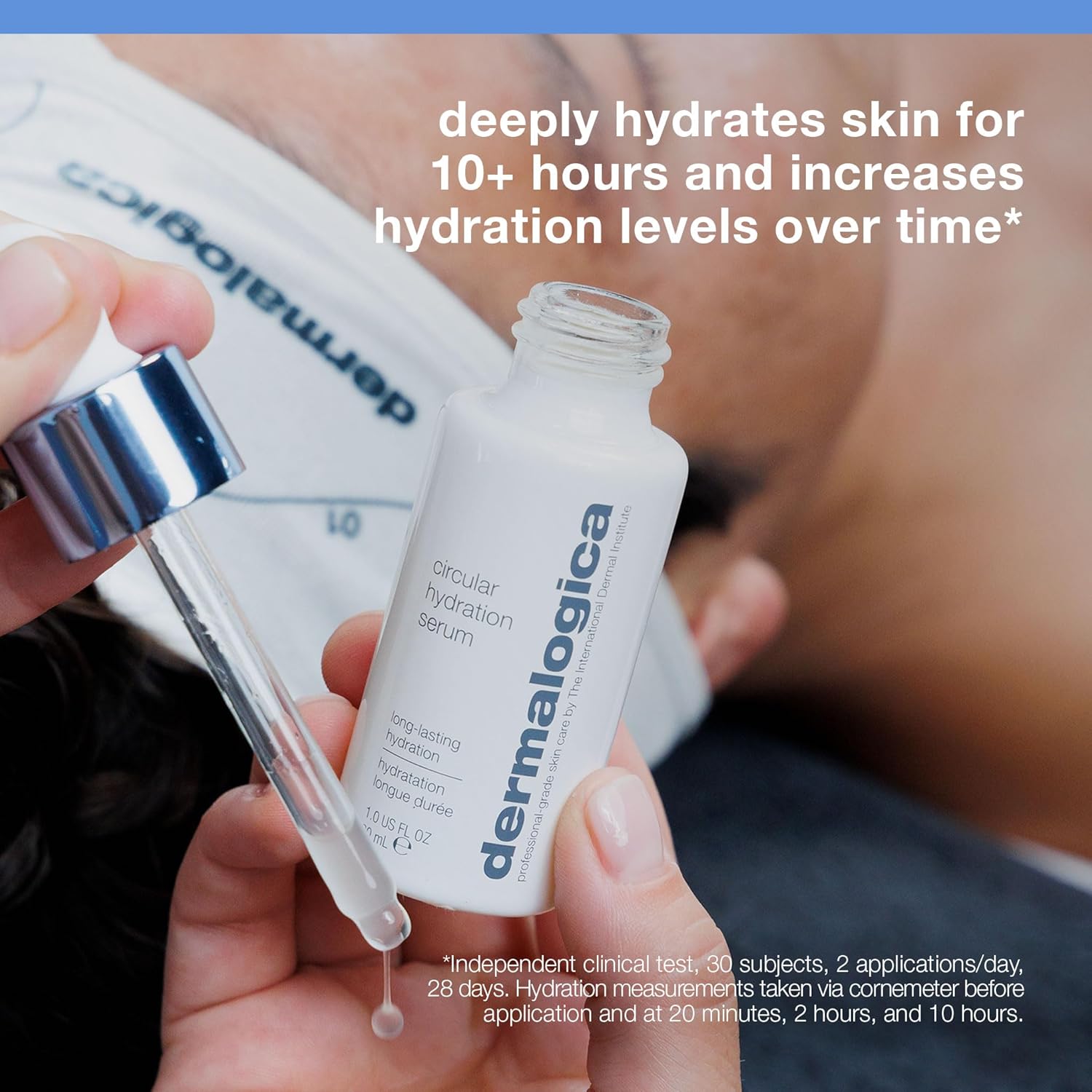 Dermalogica Circular Hydration Serum, Hyaluronic Acid Serum for Face, Deep Hydrating Serum - Delivers long-lasting hydration to help prevent future dehydration - Image 3