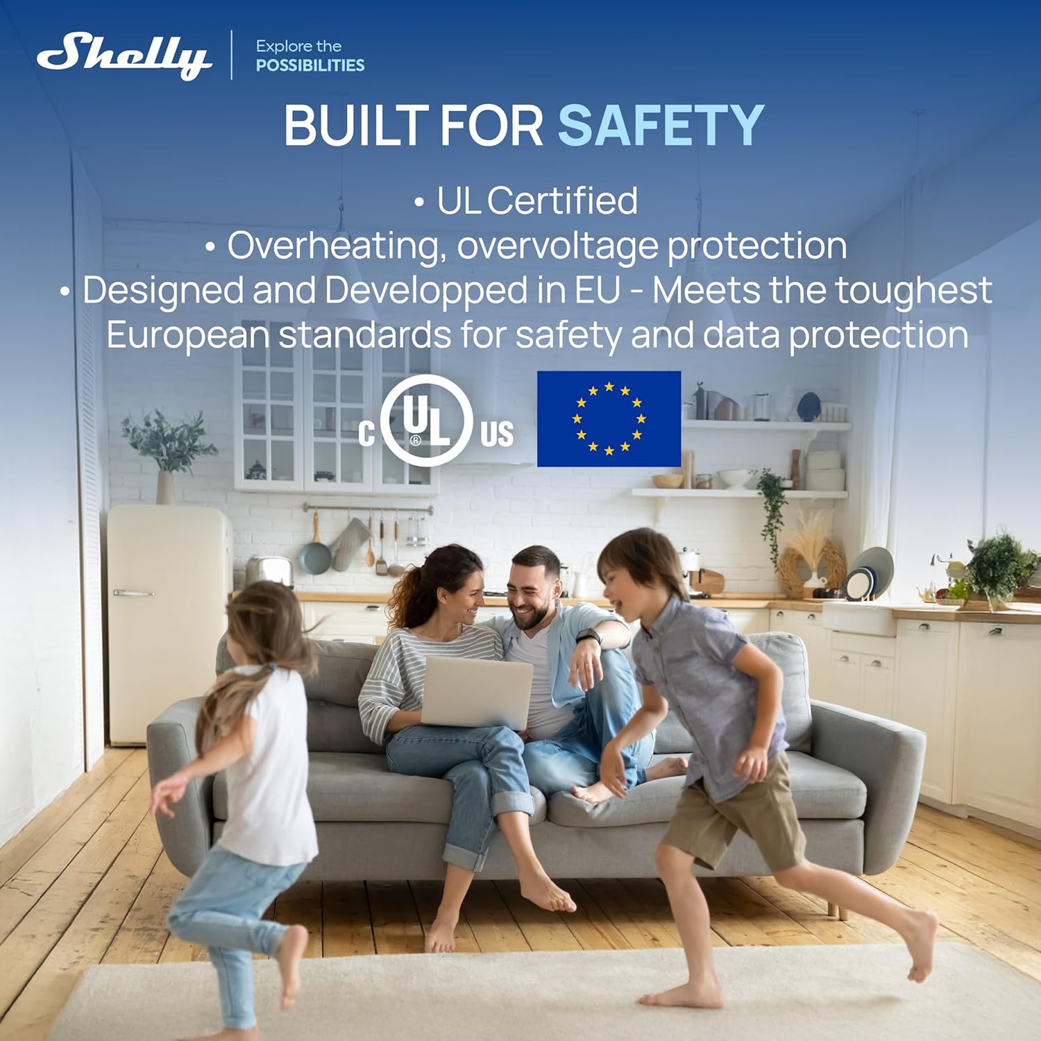 Shelly Smart Plug UL, WiFi, Bluetooth, Zigbee, Matter Outlet with Power Metering, Works with HomeKit, Google Home, Alexa, Home Assistant, Smart Socket, Easy Setup, Remote Control, Plug US Gen4 White - Image 5