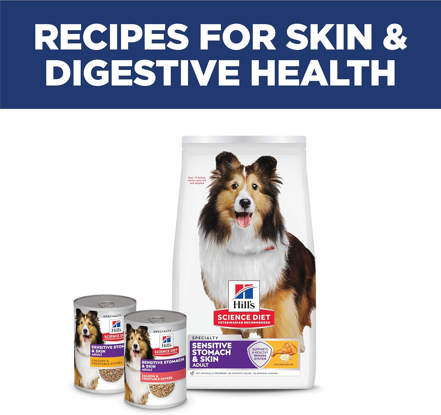 Hill's Science Diet Adult Sensitive Stomach & Skin Dry Dog Food, Chicken, 30 lb. Bag - Image 10
