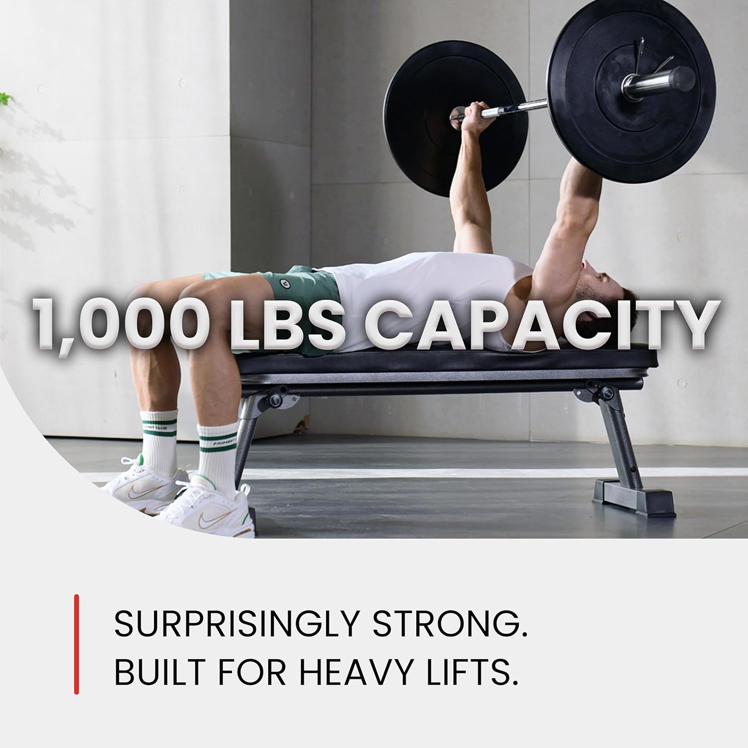Finer Form Gym Quality Foldable Flat Bench for Multi-Purpose Weight Training and Ab Exercises - Free PDF Workout Chart Included - Image 7