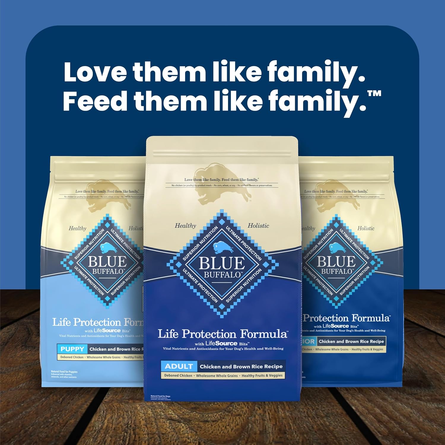 Blue Buffalo Life Protection Formula Chicken & Brown Rice Adult Dry Dog Food, Supports Immunity with Antioxidant-Rich LifeSource Bits, Promotes Healthy Muscle Development, Skin & Coat Health, 5 lbs. - Image 10