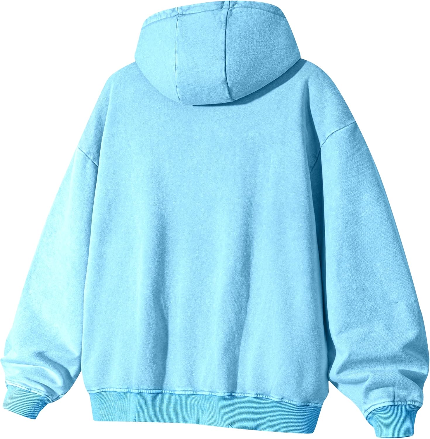 Authentic Acid Wash Hoodie 100% Cotton Oversize, 430gsm Heavyweight Vintage Pullover - Image 9