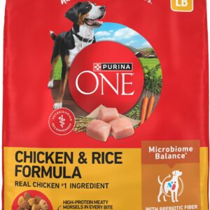 Purina ONE Chicken and Rice Formula Dry Dog Food – 31.1 lb. Bag