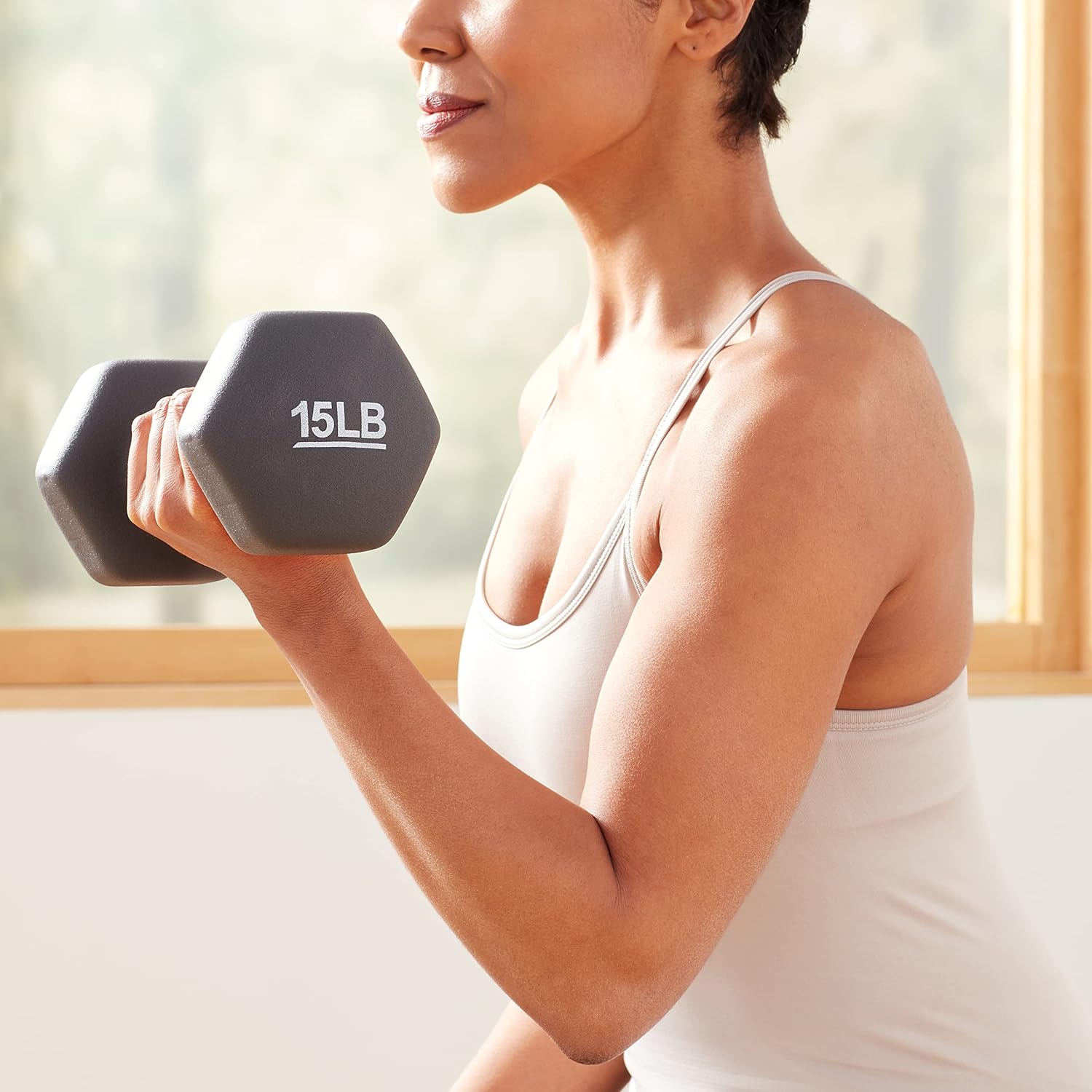 Amazon Basics Neoprene Dumbbell Hand Weights for Exercise and Muscle Toning - Image 5