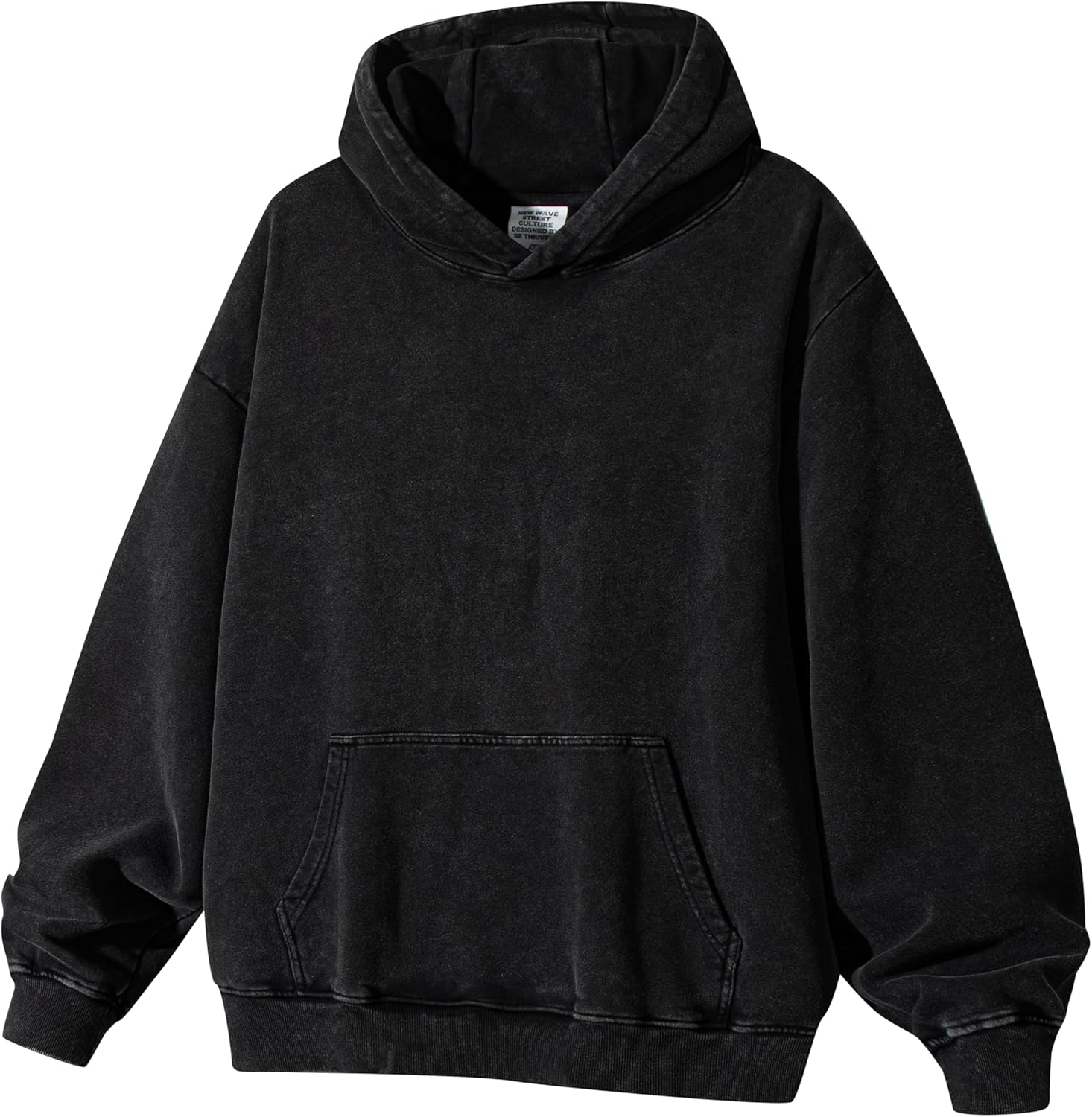 Authentic Acid Wash Hoodie 100% Cotton Oversize, 430gsm Heavyweight Vintage Pullover