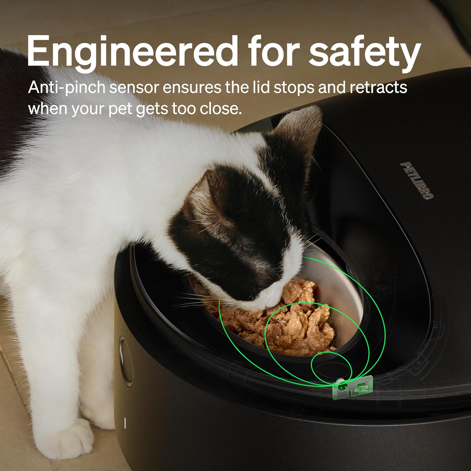 PETLIBRO Automatic Wet Food Cat Feeder 2026 New Version with Semiconductor Cooling, Refrigerated 3 Fresh Meals in 3 Days, App-Controlled Pet Food Dispenser, Stainless Steel Bowl, Easy to Clean - Image 5