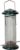 dobar 11513 Compact Bird Feeder with Landing Poles, Wild Bird Feeder for Nuts, Metal Bird Feeder for Birds in Garden, Patio, Balcony, Diameter 9.5 x 23 cm, Green