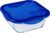 Pyrex 285PG00 Multi-Purpose Mould Square with Lid, 0.8 L, Glass, Transparent, 0.411 x 0.177 x 0.183 cm