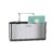 simplehuman KT1134 Sink Caddy, Brushed Stainless Steel, W 17.2cm x H 19.3cm x D 11.0cm